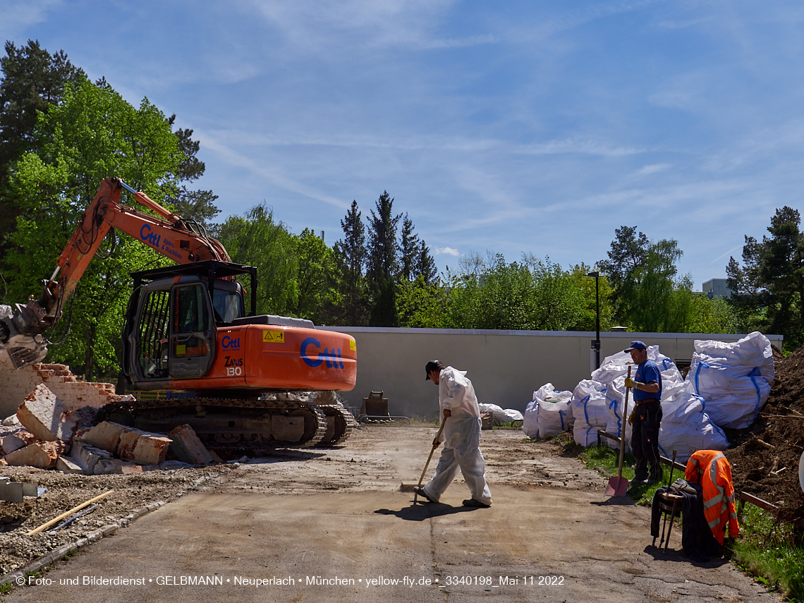 11.05.2022 - Baustelle am Haus für Kinder in Neuperlach